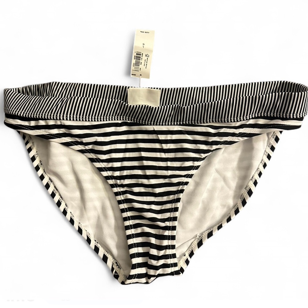 Old Navy Monochrome Striped Swim Bottom